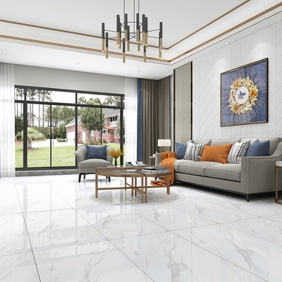 60x60 Marmeren interieur tegels voor woonkamer Water Absorptie 0,5% Gelegenheid Vierkante tegel