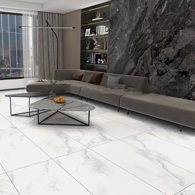 Zuivere witte Calacatta marmeren porselein 24 x 48 vloer tegels AAA grijze kleur familie