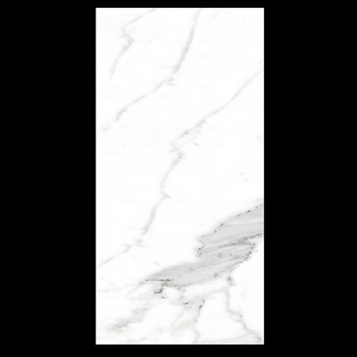 Zuivere witte Calacatta marmeren porselein 24 x 48 vloer tegels AAA grijze kleur familie
