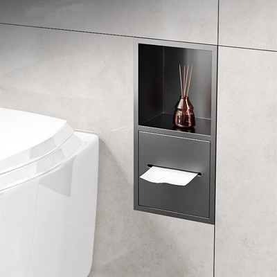 Toiletdoek met wandenische inzet Ingebouwde badkamerkasten voor anti-roest douche-nis