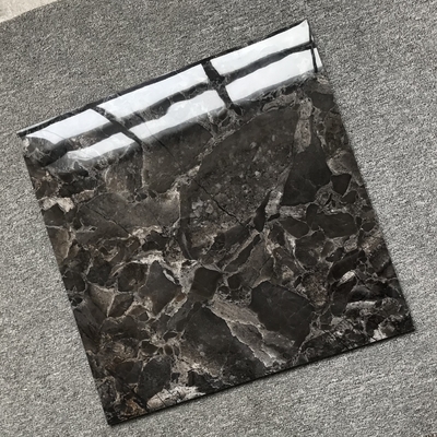 60 x 60 cm Porcelanato Zwarte en witte gekabelde marmeren vloertegels in matte afwerking