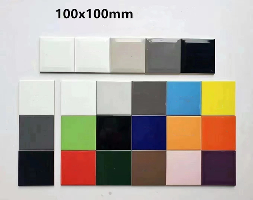 Keramische tegels voor badkamer en woonkamer 150 X 150 mm Zuiverwit muurtegel voor de metro
