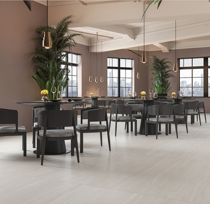 24x48 Italiaanse Travertijnsteen Look Porseleinen tegels 60x120 600x1200 voor binnenmuur