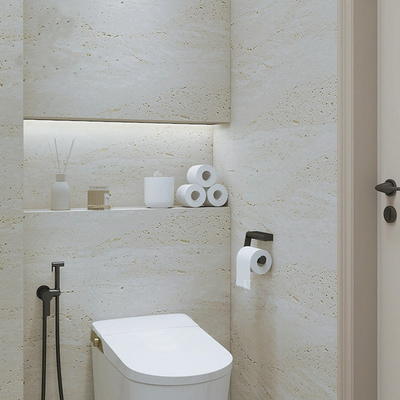60x60 Cream Porcelain Tile Grade AAA Gepolijste Travertijn Tile voor binnentoepassingen