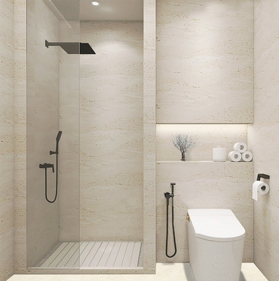 60x60 Cream Porcelain Tile Grade AAA Gepolijste Travertijn Tile voor binnentoepassingen