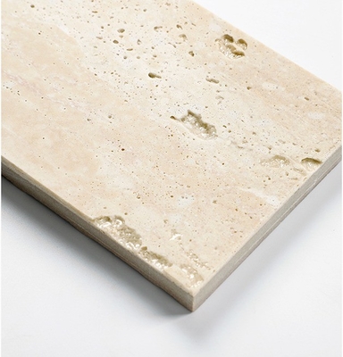 60x60 Cream Porcelain Tile Grade AAA Gepolijste Travertijn Tile voor binnentoepassingen