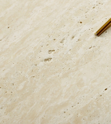60x60 Cream Porcelain Tile Grade AAA Gepolijste Travertijn Tile voor binnentoepassingen