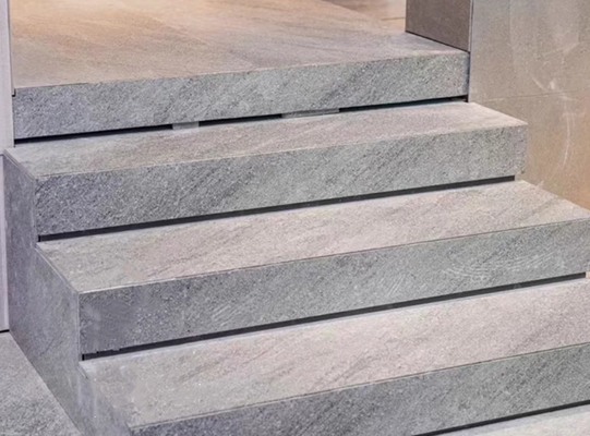 Waterabsorptie 0,5% Anti-glijsteen-achtige zwembadtegels met Bullnose Edge